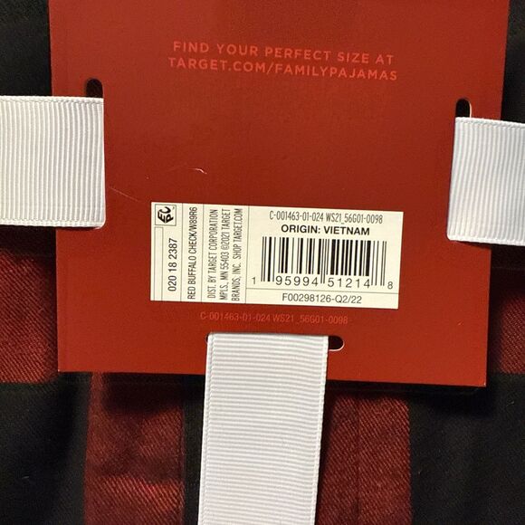 WONDERSHOP WOMEN'S 2 PIECE "RED BUFFALO CHECK" FAMILY SLEEP SET (SIZE M) ~ NEW!! - Picture 3 of 6